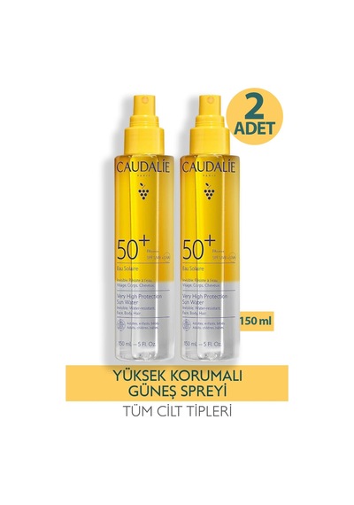 Caudalie Vinosun Protect Very High Protection Sun Water Spf50+ 150 Ml 2 Adet