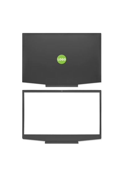 Pavilion Gaming 15-cx0035nt Uyumlu Notebook Cover, Bezel Set Yeşil Logo