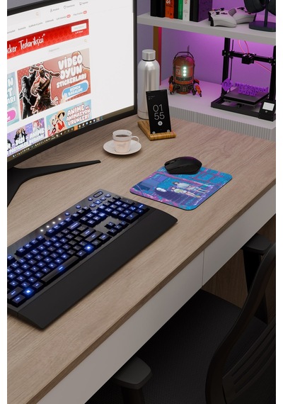 Spirited Away Kaymaz Dikişli Kauçuk Oyuncu Mousepad V2 - 22x18 Gaming Mouse Pad Fare Altlığı