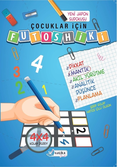 Çocuklar İçin Zeka & Dikkat Güçlendiren FUTOSHİKİ Kolay Seviye-Yeni Nesil JAPON SUDOKU 7-99 Yaş