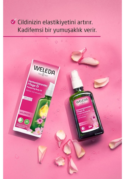 Weleda Organik Yabani Gül Özlü Yenileyici Vücut Bakım Yağı 100 ML