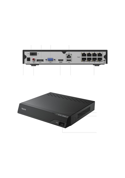Reolink Pn02-8-nhd Rp-pn8 Pro Serisi 8 Kanal Network Kayıt Mk3mk461reo0005
