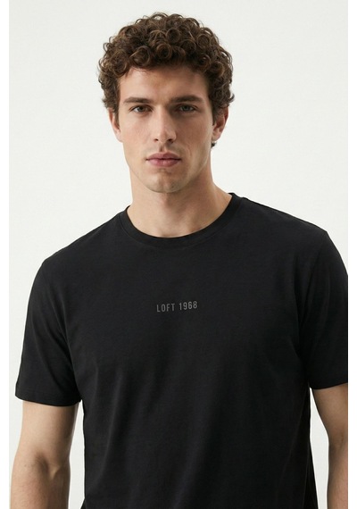 Loft Lf2042271 Erkek Kısa Kol T-shirt Siyah
