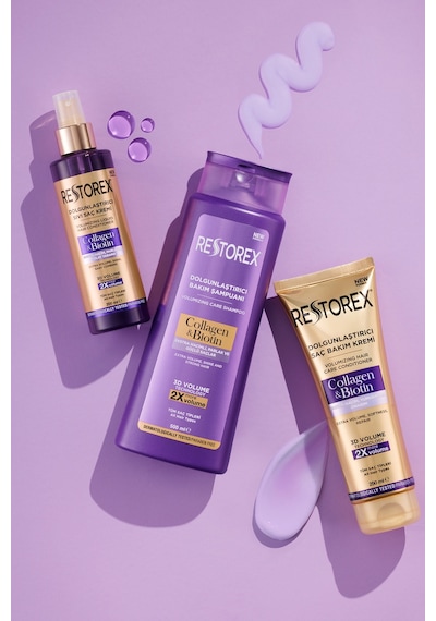 Restorex Dolgunlaştırıcı Sıvı Saç Kremi Kolajen & Biotin 200 Ml
