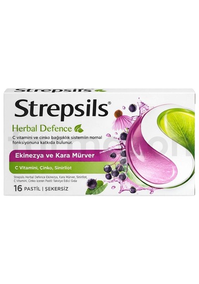 Strepsils Herbal Defence Karamürver & Ekinezya 16 Pastil