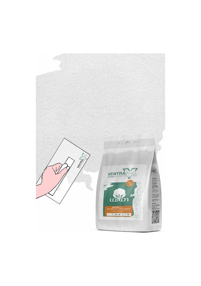 Ventrawall Beyaz Duvar Kaplama - İpek Sıva - W04 - 1.5 Kg