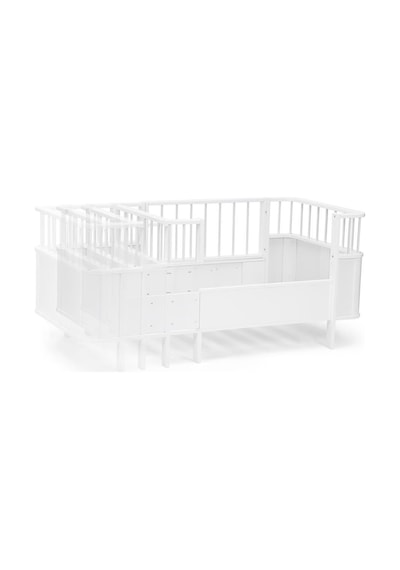 Tommybaby Bella Büyüyen Beşik Karyola 80x130 Beşik Normal Model Beyaz