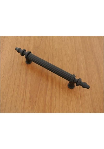 Istanbule-Hırdavat Kumru Boy Kulp Mat Siyah 96 Mm Dolap Statik Boyalı