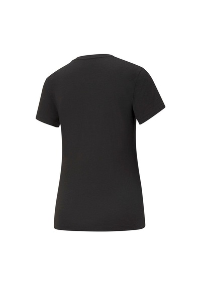 Puma Ess Logo Tee Kadın T-shirt Siyah
