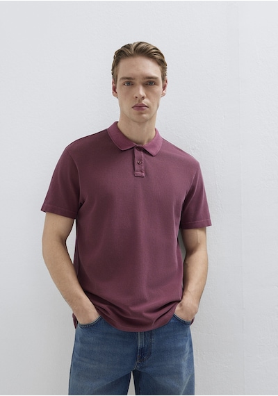 Mavi - Bordo Polo Tişört 0613311-70426