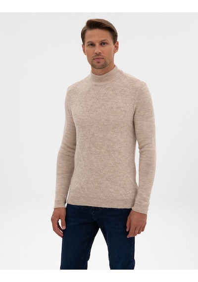 Pierre Cardin Erkek Bej Kazak /triko 50315690-vr011 Bej