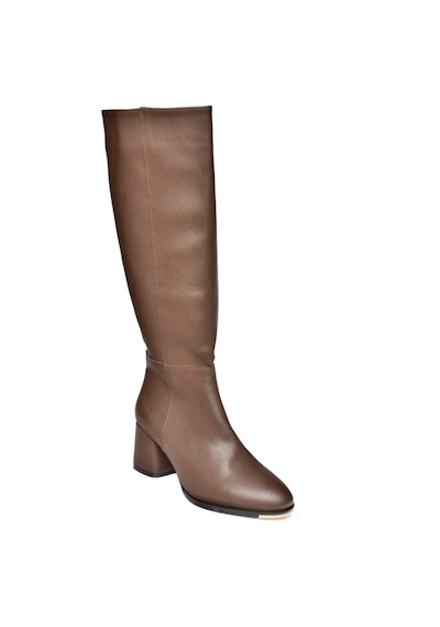 Fox Shoes Kahverengi Alçak Topuklu Günlük Kadın Çizme J848300109 Kahverengi
