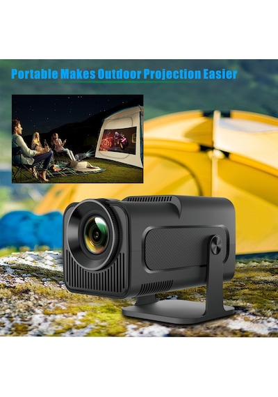 Ioıuskku 1080p Mini Projektör Desteği Android 11.0 Hy320 Led