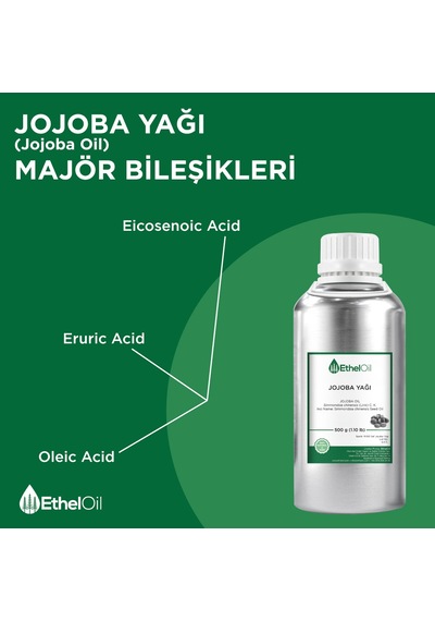 Etheloil Jojoba Sabit Yağı 500 G