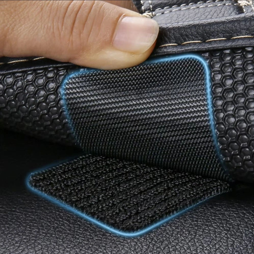 Araç Ev Ofis Çok Amaçlı Kaydırmaz Çift Taraflı Cırt Velcro Bant 16 Lı Set 23x70mm Siyah 0