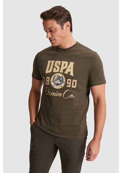 U.s. Polo Assn. Erkek Koyu Haki Tişört 50327174-vr111