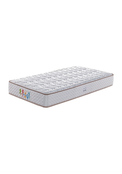Junior Bedding 90x190 Tek Kişilik Yatak Ortopedik Yaylı Yatak Konforlu Ve Destekleyici Yatak Beyaz