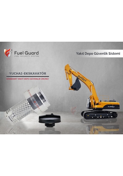 Yuchai Ekskavatör-Kepçe Yakıt Depo Koruma Cİhazı
