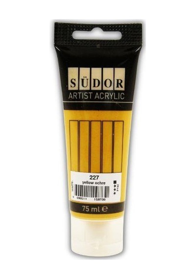 Akrilik Boya 75 Ml Renk Seçenekli 1 Adet Monalisa 75 Ml Akrilik Boya Tüp 1 Adet Yellow Ochre
