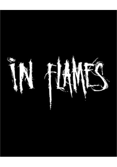 Zepplin Giyim In Flames Logo Büyük Sırt Patch Yama