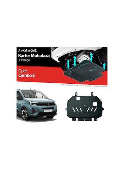 Opel Combo E Çelik Karter Muhafaza Koruma 2023 2024 2025