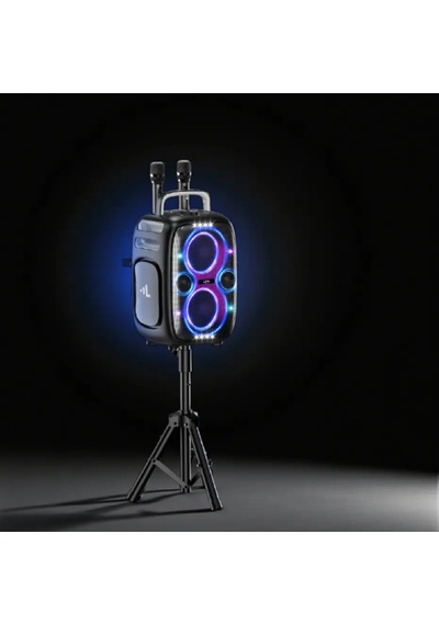 M427 Premium Çift Mikrofonlu 650w Ekstra Bas Bluetooth Hoparlör