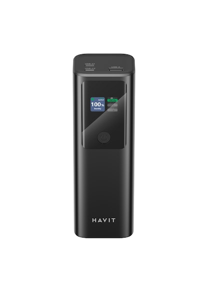 Havit Pb50 Pd140w Dijital Ekranlı 27000mah Powerbank - Siyah