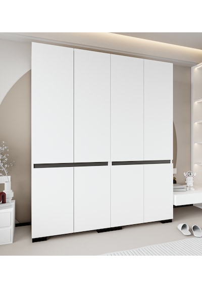 Floransa 10 Kapılı Flr10-a2ar Beyaz- Antrasit Gardırop -çok Amaçlı Dolap -yüklük Antrasit - Beyaz Floransa 10 Kapılı Flr10-a2ar Beyaz- Antrasit Gardırop -çok Amaçlı Dolap -yüklük Antrasit - Beyaz