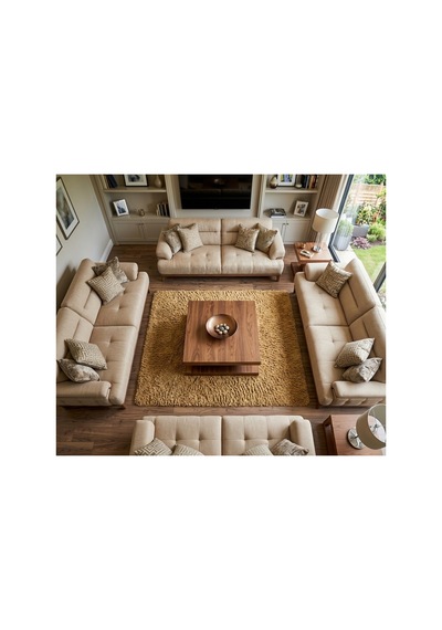 Modern Petra Orta Sehpa Ceviz % 100 Mdf Gri Gri