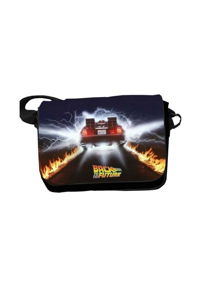 Back To The Future Delorean Messenger Bag Omuz Çantası