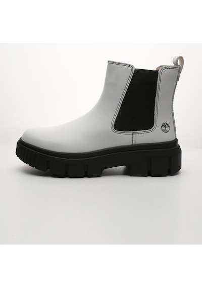 B0A5U4TL771-R Timberland Mıd Chelsea Boot Kadın Spor Ayakkabı Beyaz Beyaz - Siyah