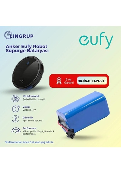 Anker Eufy Robovac 25c Robot Süpürge Uyumlu Batarya 2900 Mah -