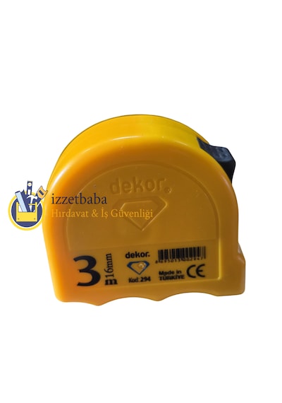 Dekor 294 - 3 M X 16 Mm Şerit Metre 12 Adet 12'li Paket - 3 Metre