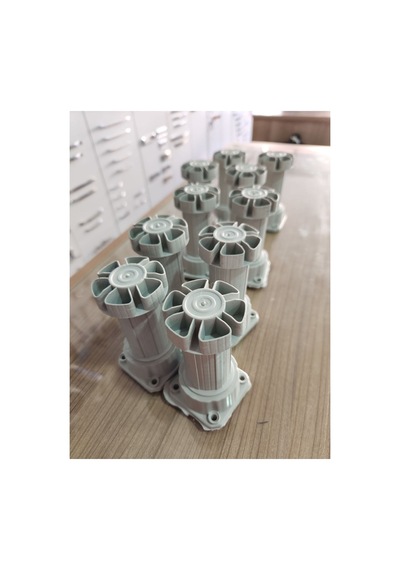 10 Adet 10 Cm Ayarlı Baza Ayağı - Masa Ayakları - M Gri - 495250463 Gri