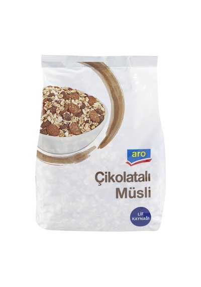 Aro Müsli 1 Kg Çikolata - Kahvaltılık Gevrek 2'li Ekonomik Paket - 2 Adet Tarı