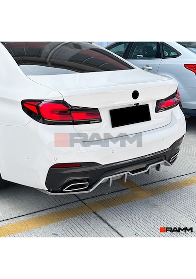 Bmw G30 Serisi - G30 Lcı M Sport Difüzör Parlak Karbon