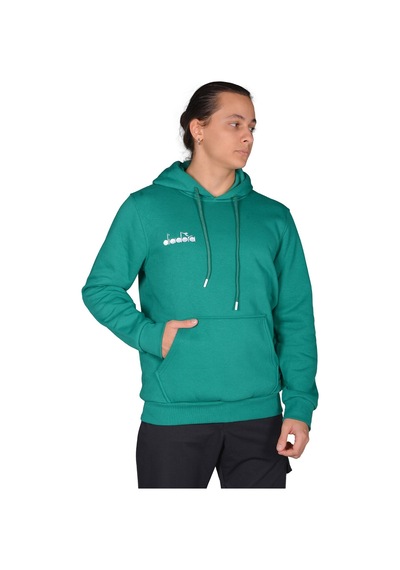 Diadora Bergamo - Erkek Yeşil Pamuklu Spor Sweatshirt
