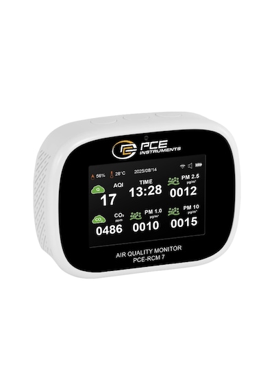 Pce-rcm 7 Profesyonel Çok Parametreli İç Ortam Analizörü Pm1, Pm2.5, Pm10, Co₂, Hcho, Tvoc Ölçüm