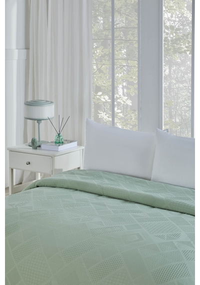 Waffle Patch Çift Kişilik Pike Mint