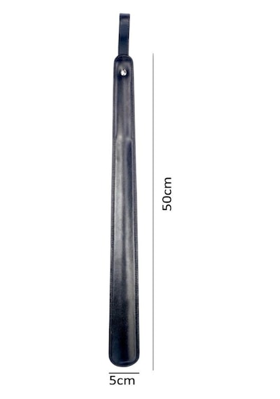 Digithome Çelik Gövdeli Deri Kaplama Yumuşak Ayakkabı Çekeceği Kerata 50cm Siyah C-1-1-144