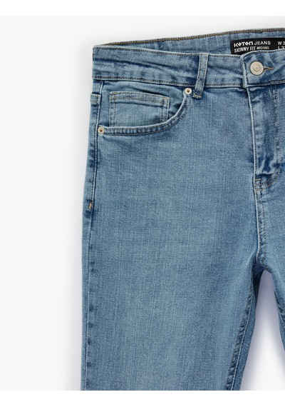 Koton Normal Bel Pamuklu Skinny Fit Jean Pantolon - Michael Jean Açık İndigo 6sam40052nd Açık İndigo Koton Normal Bel Pamuklu Skinny Fit Jean Pantolon - Michael Jean Açık İndigo 6sam40052nd Açık İndigo