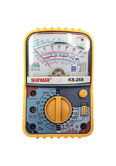 POWERMASTER SUNWA KS-268 KILIFLI ANALOG ÖLÇÜ ALETİ