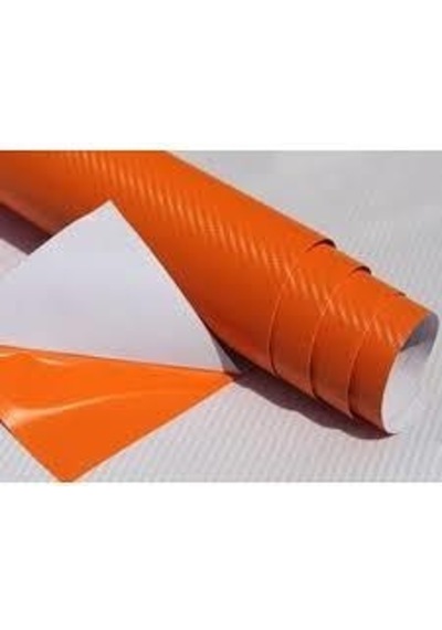 Turuncu Karbon Folyo Havakanallı 152 cm x 5 mt