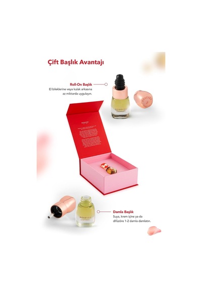 Saf Gül Yağı 3 Ml 0.3 ML