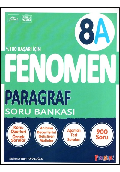 Fenomen Yayın 8. Sınıf Paragraf Soru Bankası