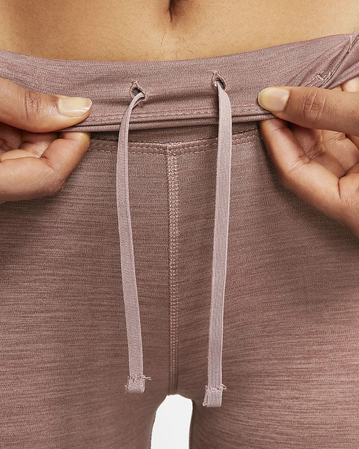 Nike Dri-fit Fast Runnig Kadın Kahverengi Spor Tayt