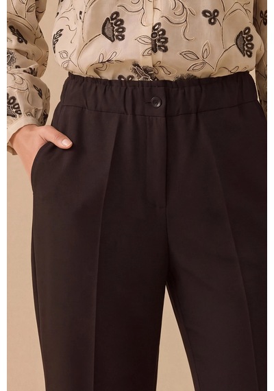 Seçil Kadın Lena İspanyol Paça Pantolon 0037 Siyah