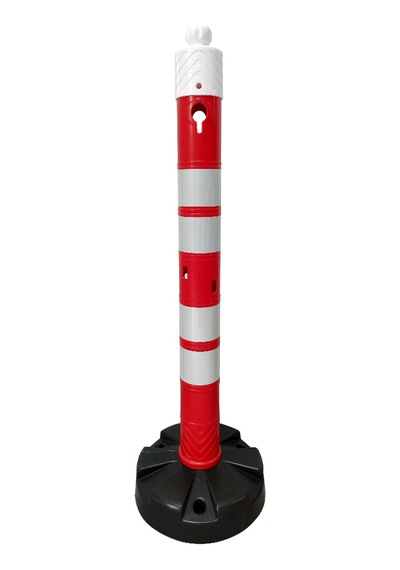 10'lu Dubalı Uyarı Dikmesi Seti 110 X 1200 Mm Çift Reflektifli-3669