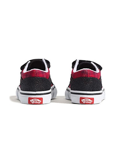 Vans Old Skool V Bebek Günlük Ayakkabı Vn000ctgreb1 Kırmızı Kırmızı