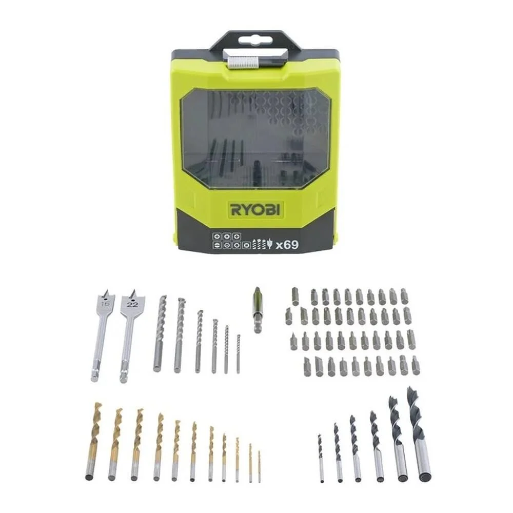 Ryobi Rak69mıx 69 Parça Karışık Aksesuar Seti 5132002687